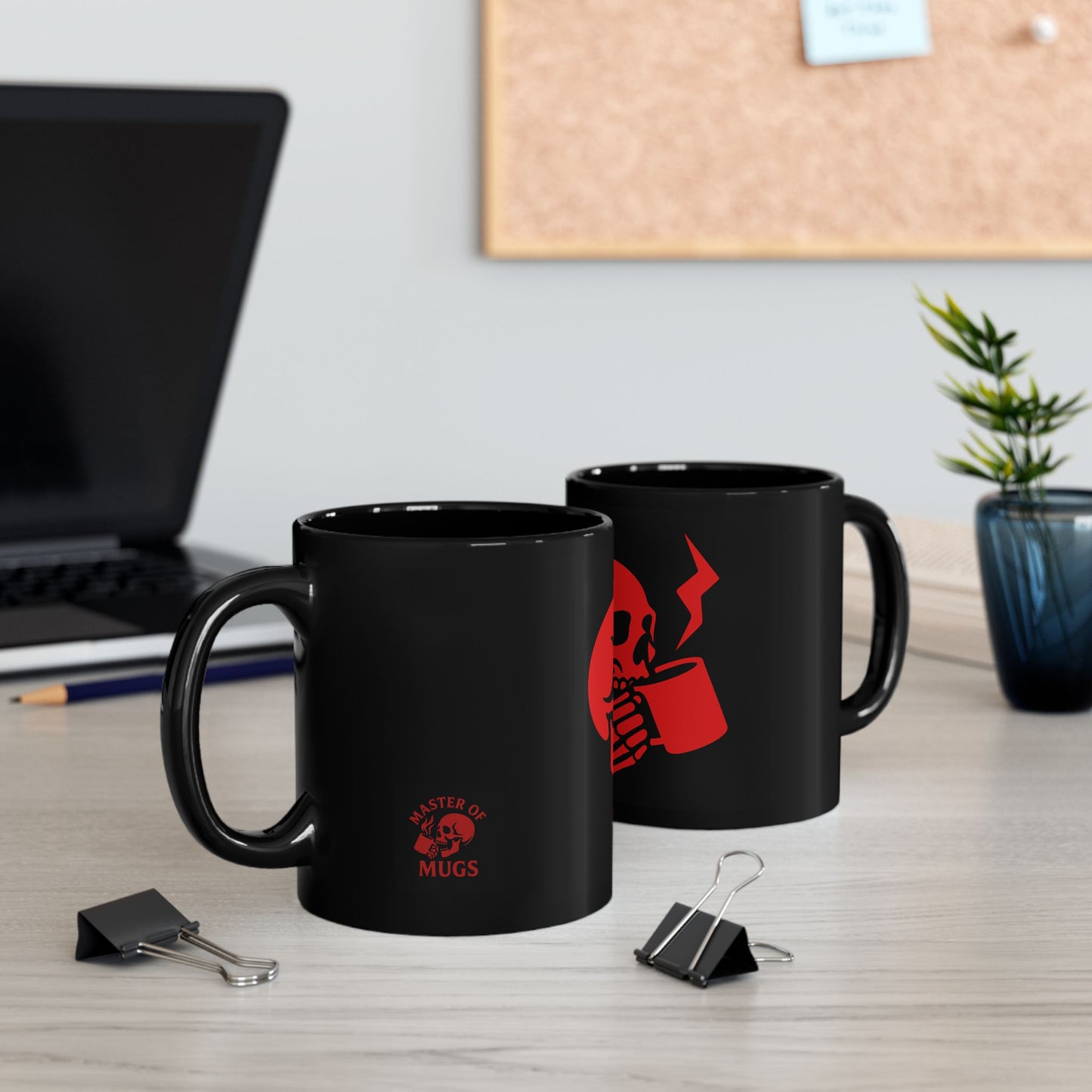 Mug - Skull Drinking Hot Coffee