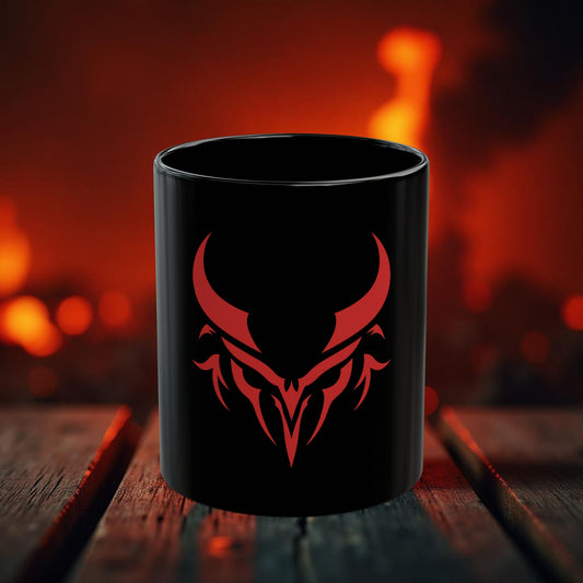 Mug - Demoniac Face with Horns