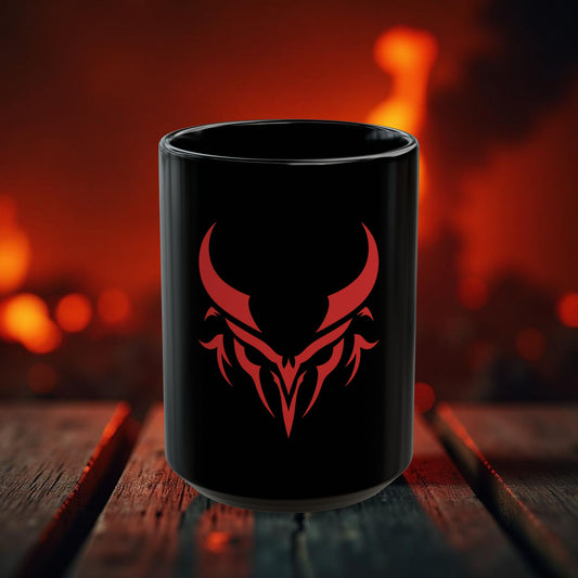 Mug - Demoniac Face with Horns
